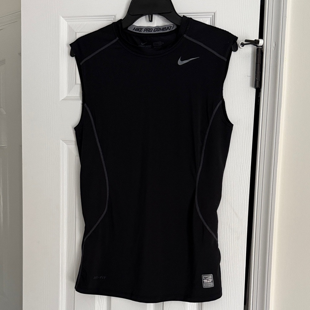 Nike Pro Combat Black Athletic Tank
